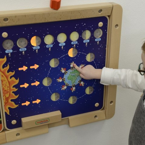 Masterkidz MASTERKIDZ Tablica Edukacyjna Fazy Księżyca Montessori