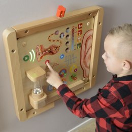 Masterkidz MASTERKIDZ Tablica Edukacyjna Zmysł Słuchu Montessori