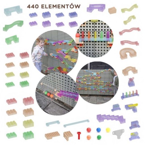 Masterkidz MASTERKIDZ Zestaw Konstrukcyjny Tor dla Piłek Tablica STEM 440elementów