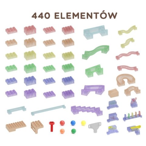 Masterkidz MASTERKIDZ Zestaw Konstrukcyjny Tor dla Piłek Tablica STEM 440elementów