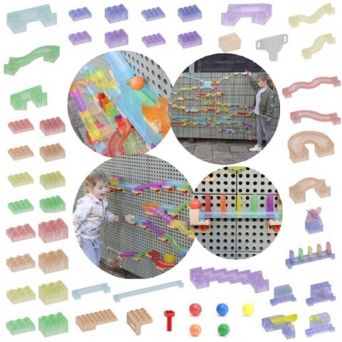 Masterkidz MASTERKIDZ Zestaw Konstrukcyjny Tor dla Piłek Tablica STEM 440elementów