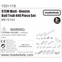 Masterkidz MASTERKIDZ Zestaw Konstrukcyjny Tor dla Piłek Tablica STEM 440elementów