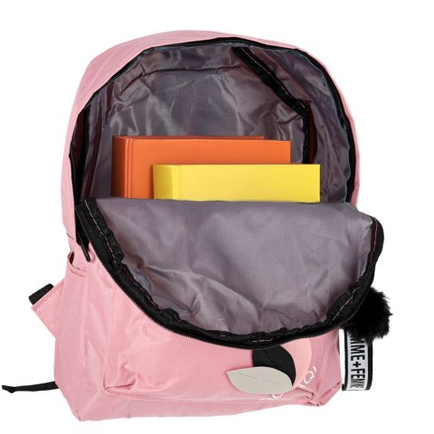 Plecak szkolny młodzieżowy jednokomorowy różowy Kik Sp. z o. o. Sp. k.