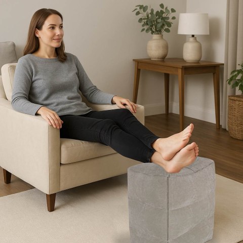 Podnóżek nadmuchiwany pod nogi pufa turystyczna 3 poziomy wysokości Kik Sp. z o. o. Sp. k.