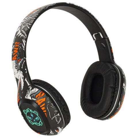 Słuchawki bezprzewodowe nauszne Bluetooth Gaming Sport czarne Kik Sp. z o. o. Sp. k.