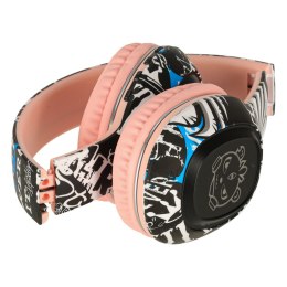 Słuchawki bezprzewodowe nauszne Bluetooth Gaming Sport różowe Kik Sp. z o. o. Sp. k.