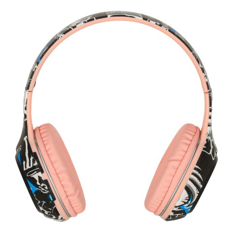 Słuchawki bezprzewodowe nauszne Bluetooth Gaming Sport różowe Kik Sp. z o. o. Sp. k.