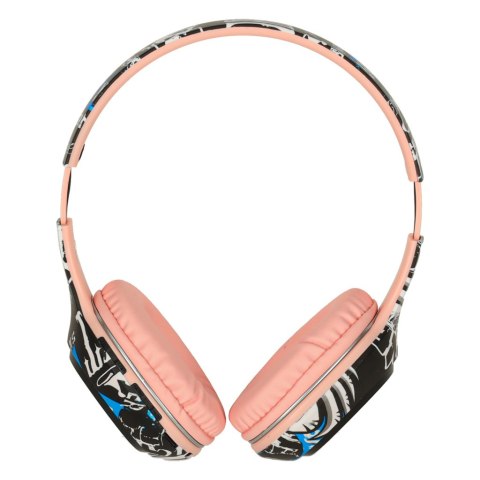Słuchawki bezprzewodowe nauszne Bluetooth Gaming Sport różowe Kik Sp. z o. o. Sp. k.