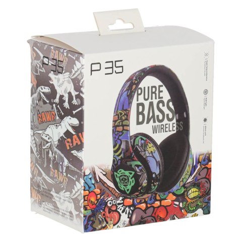 Słuchawki bezprzewodowe nauszne Bluetooth RGB Gaming Sport 150mAh Kik Sp. z o. o. Sp. k.