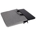 Torba na laptopa 15,6 cali etui pokrowiec teczka damska męska szara Kik Sp. z o. o. Sp. k.