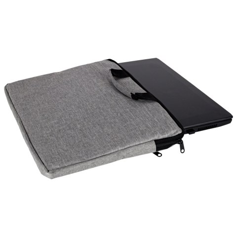 Torba na laptopa 15,6 cali etui pokrowiec teczka damska męska szara Kik Sp. z o. o. Sp. k.