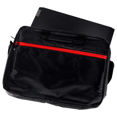 Torba na laptopa 15,6 cali etui pokrowiec z paskiem teczka damska męska czarna Kik Sp. z o. o. Sp. k.