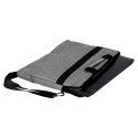 Torba na laptopa 15,6 cali etui pokrowiec z paskiem teczka damska męska mocna szara Kik Sp. z o. o. Sp. k.