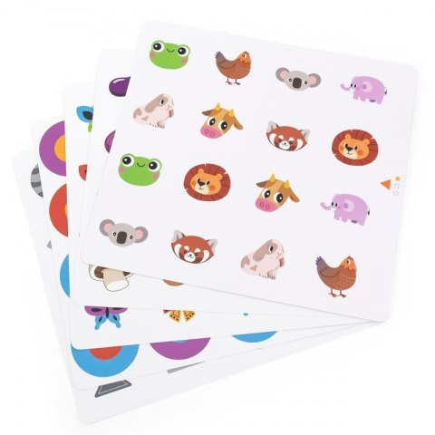 Viga Toys Viga Memory Gra Pamięciowa Zgadnij Obrazki 10 Kart Montessori