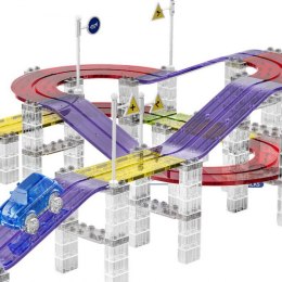 Woopie WOOPIE Magnetyczny Tor Samochodowy Wyścigowy + Autko 76 el.