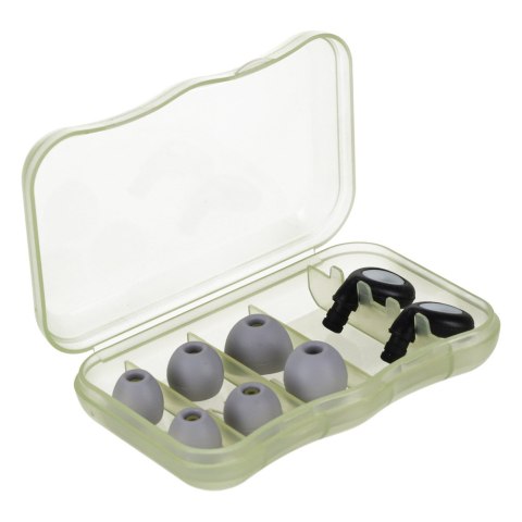 Zatyczki do uszu stopery silikonowe wyciszające redukcja szumów zestaw 3 rozmiary Kik Sp. z o. o. Sp. k.