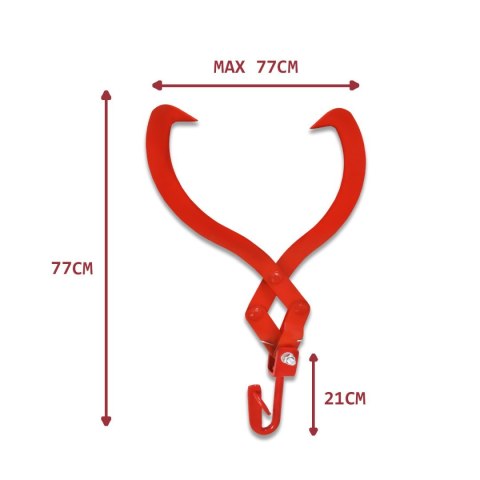 Bituxx Chwytak do drewna 610mm 450kg