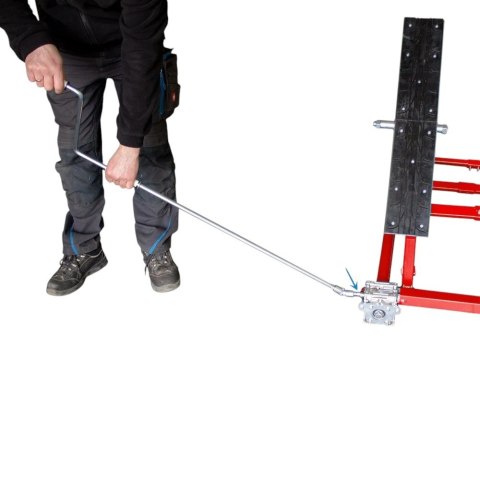 Bituxx Podnośnik Warsztatowy Uchylny Mobilny 2000 kg Regulacja szerokości