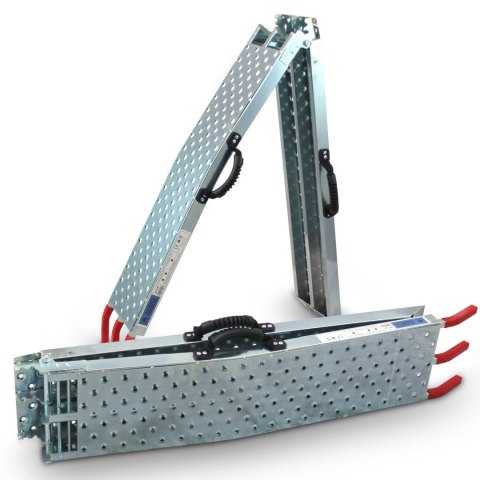 Bituxx Rampy stalowe składane do 800kg 176cm komplet 2 sztuki