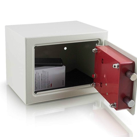 Bituxx SEJF ELEKTRONICZNY MINI BIUROWY JASNY SZARY