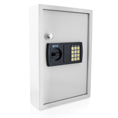 Bituxx Sejf Elektroniczny na Klucze 48 Haków Zamek PIN + Klucze Awaryjne Ścienny