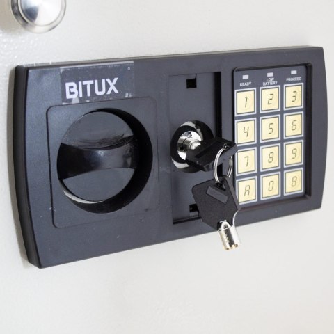 Bituxx Sejf Elektroniczny na Klucze 48 Haków Zamek PIN + Klucze Awaryjne Ścienny
