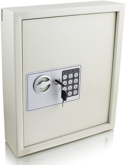 Bituxx Sejf na Klucze Elektroniczny 48 Haczyków Zabezpieczenie Montaż Ścienny