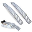 Bituxx Składane Rampy Najazdowe Stalowe 200 cm 250 kg/szt (1100 kg) komplet ramp