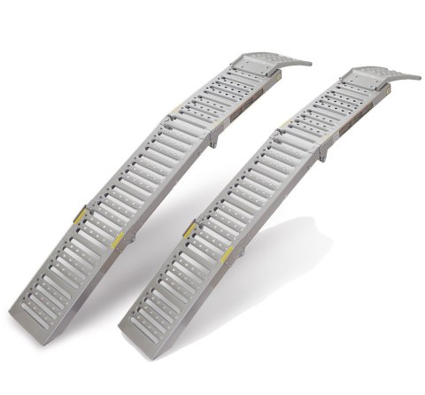 Bituxx Składane Rampy Najazdowe Stalowe 200 cm 250 kg/szt (1100 kg) komplet ramp