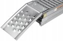 Bituxx Składane Rampy Najazdowe Stalowe 200 cm 250 kg/szt (1100 kg) komplet ramp
