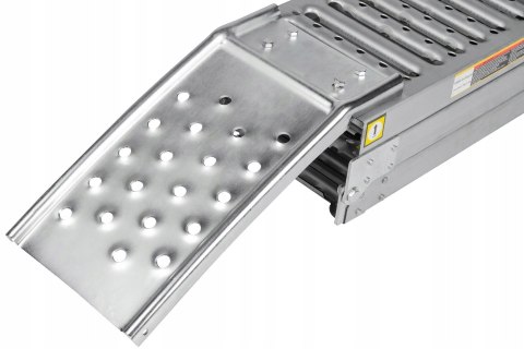 Bituxx Składane Rampy Najazdowe Stalowe 200 cm 250 kg/szt (1100 kg) komplet ramp