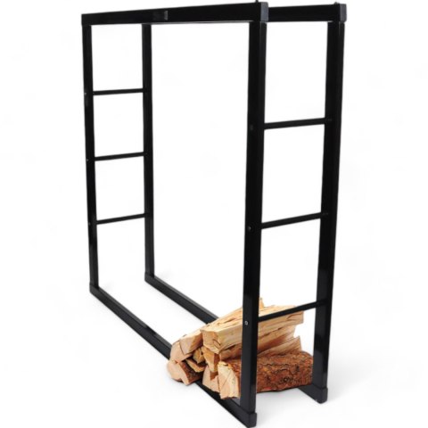 Bituxx Stojak na Drewno Kominkowe Bituxx Stalowy Smukły Design 100cm