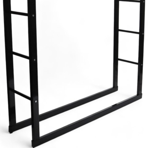 Bituxx Stojak na Drewno Kominkowe Bituxx Stalowy Smukły Design 100cm