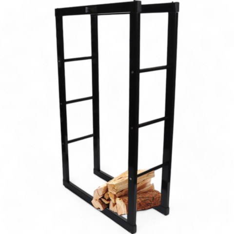 Bituxx Stojak na Drewno Kominkowe Bituxx Stalowy Smukły Design 150cm