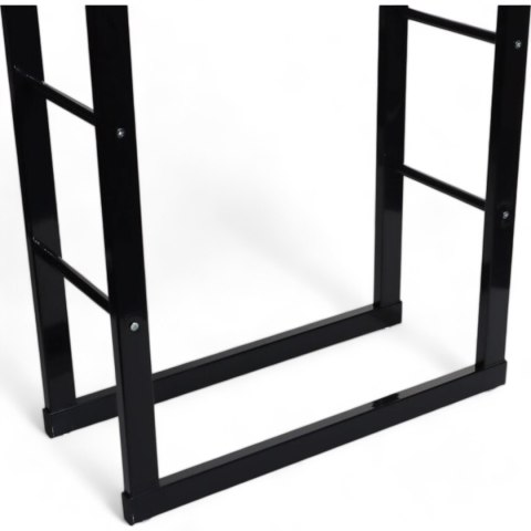 Bituxx Stojak na Drewno Kominkowe Bituxx Stalowy Smukły Design 150cm