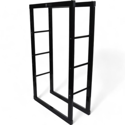 Bituxx Stojak na Drewno Kominkowe Bituxx Stalowy Smukły Design 150cm
