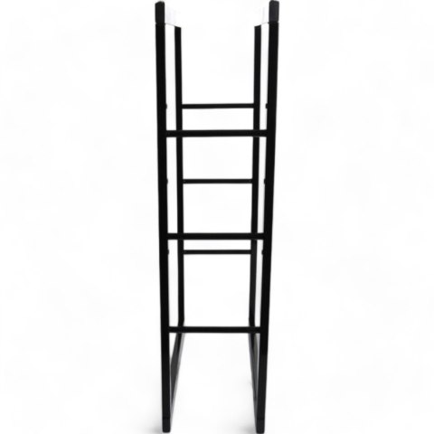 Bituxx Stojak na Drewno Kominkowe Bituxx Stalowy Smukły Design 150cm