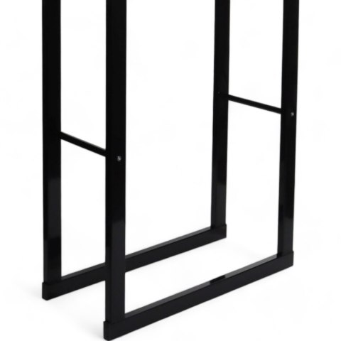 Bituxx Stojak na Drewno Kominkowe Stalowy Smukły Design 150cm