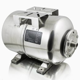 Bituxx Zbiornik przeponowy 24 l hydroforowy stal nierdzewna 6 bar 1 cal do pompy