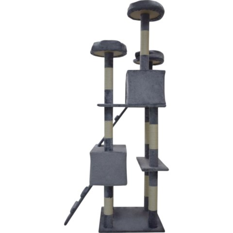 E-hurtownia DRAPAK DLA KOTA DUŻY 170cm WYSOKI LEGOWISKO DOMEK DRZEWKO JASNY SZARY