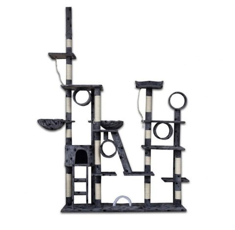 E-hurtownia DRAPAK DLA KOTA XXL DUŻY 255cm WIELKI DOMEK HAMAK TUBA CZARNY