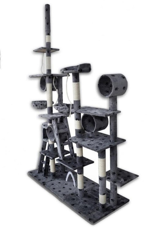 E-hurtownia DRAPAK DLA KOTA XXL DUŻY 255cm WIELKI DOMEK HAMAK TUBA CZARNY