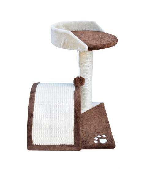 E-hurtownia DRAPAK DLA KOTA MAŁY LEGOWISKO SŁUPEK BUDKA HAMAK BRĄZOWY 43 cm