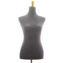 E-hurtownia Manekin krawiecki damski szary welurowy regulowany lekki butik stabilny