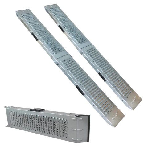 E-hurtownia Rampy stalowe składane 180 cm 400 kg najazd motocykl kosiarka quad 2 sztuki