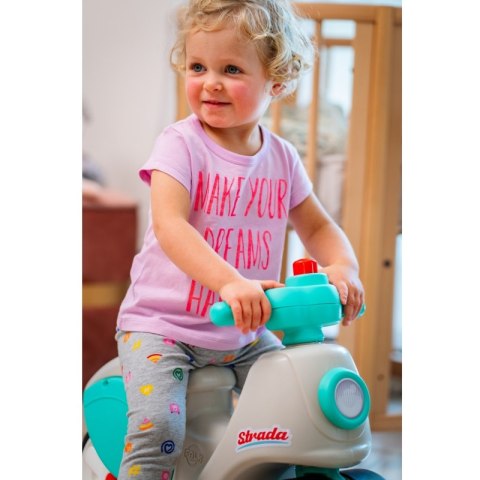 FALK FALK Jeździk Scooter Strada Retro Ciche Opony od 1 Roku