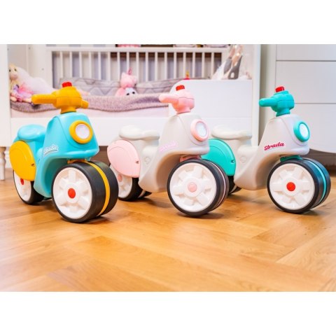 FALK FALK Jeździk Scooter Strada Retro Ciche Opony od 1 Roku