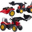FALK FALK Traktor Red Supercharger na Pedały z Przyczepą od 3 Lat