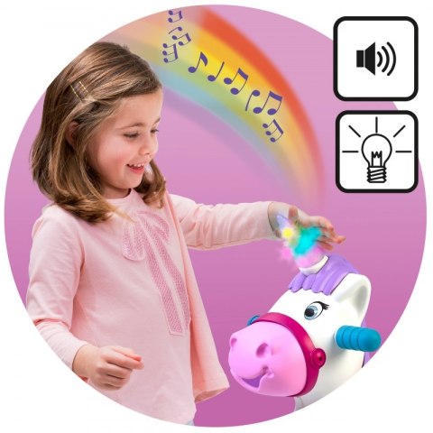 Feber FEBER Interaktywny Bujany Jednorożec 2w1 - Jeździk Biegowy