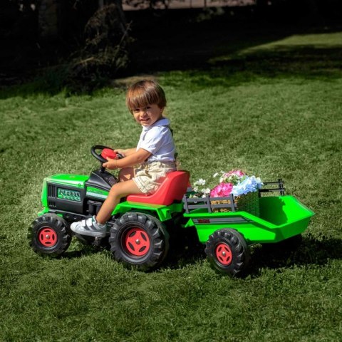 INJUSA INJUSA Traktor Na Akumulator Basic 6V + Przyczepka